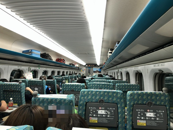 台湾新幹線車内 台湾新幹線車内
