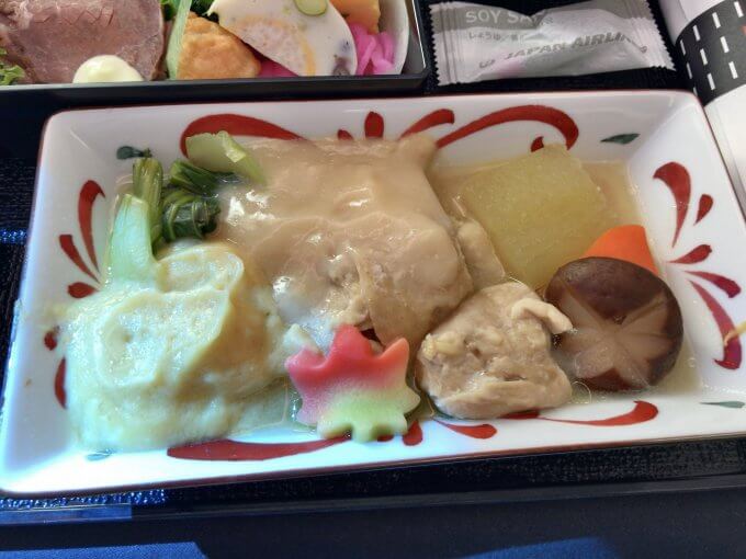 JL827機内食メイン