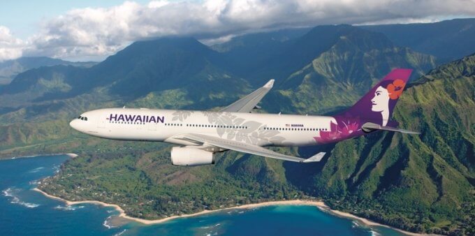 ハワイアン航空の飛行機